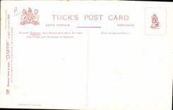 Vintage Postcard Militaria Pitching tents