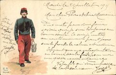 CPA Militaria Soldat