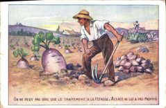 CPA Publicite Potasse d'Alsace 