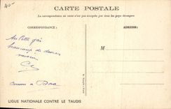 CPA Publicite Illustrateur Poulbot Ligue Nationale contre le taudis 