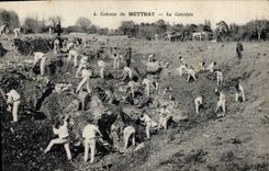 CPA Ardoisieres Colonie de Mettray La carriere TOP
