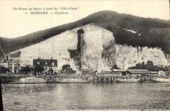 CPA Ardoisieres De Rouen au Havre a bord du Felix Faure Biessard Carrieres