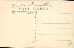 Vintage Postcard Fantasy Landscape Venice Italy (drawing has the hand)