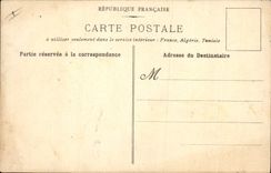 Vintage Postcard Fantasy Shepherd Sheep (drawing has the hand)