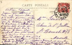 Vintage Postcard Castle of the Villette Giez