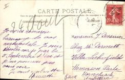 Vintage Postcard Castle of the Fleurieux Oak on Arbresle