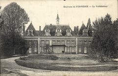 Vintage Postcard Castle Surroundings of Formerie Vallabonnet