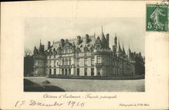 CPA Chateau d'Euclimont Facade principale