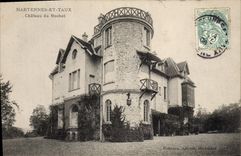 Vintage Postcard Castle of Bochet Hartennes and Taux