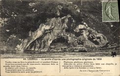 CPA Grotte Grottes Lourdes Le grotte