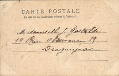 Postal Gruta Grutas Toulon el Ragas Fuente de las aguas de la ciudad