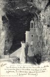 Dauphine Vintage Postcard Cave Caves Entered of the caves of Balme