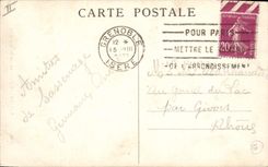 Dauphine Vintage Postcard Cave Caves Sassenage the exit of the cave