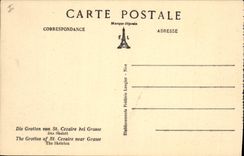 CPA Grotte Grottes de Saint Cezaire pres Grasse Le squelette