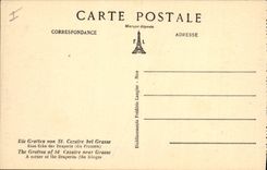 Postal Gruta Grutas de Santo Cezaire cerca Graso una esquina de las pañerías las Franjas