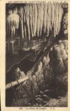 CPA Grotte Grottes de Saint Cezaire pres Grasse Les bords du gouffre