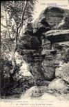 Vintage Postcard Cave Eloyes Caves rocks of the Vosges small tanks
