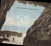 CPA Grotte Grottes Etables La grotte blanche 