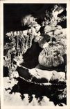 Vintage Postcard Cave Caves Swallow-hole of Orgnac Landscapes under snow Northern Gour Room