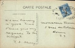 Vintage Postcard Cave Meschers Caves the Baths Canton of Cozes Cliff of the cave of the virgin