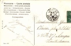 Vintage Postcard Fantasy Child Headstock Angel Christmas