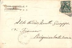 Vintage Postcard Fantasy Child Headstock Angel