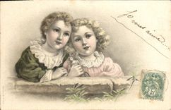 CPA Fantaisie Enfants Poupee 