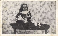 CPA Fantaisie Enfant Poupee 