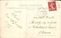 Vintage Postcard Law courts Briey the Court