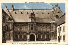 CPA Palais de justice Besancon les Bains 