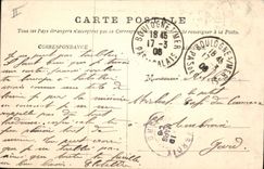 Vintage Postcard Law courts Boulogne on Sea the town hall Belfry