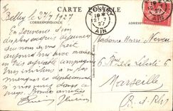 Vintage Postcard Old Law courts Belley