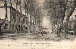 Vintage Postcard Brignoles Places Law courts