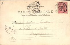 Vintage Postcard Brignoles Places Law courts