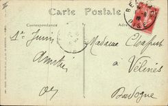 Vintage Postcard Law courts Beauvais interior Court