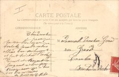 Postal Tribunal de justicia Besançon Entrada del Tribunal de bases