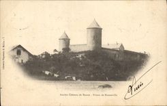 Vintage Postcard Law courts Old castle of Good Prison of Bonneville