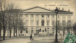 Vintage Postcard Law courts Chambéry
