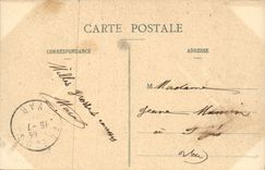 Vintage Postcard Law courts Chambéry