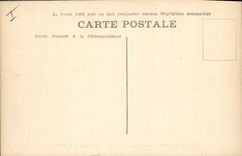 Vintage Postcard Warship Bison Destroyer of open sea