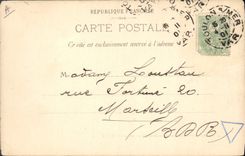 CPA Bateau de Guerre Le Charles Martel 