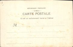 Vintage Postcard Warship the Charles Martel Against Admiral