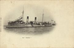 Vintage Postcard Warship Cassini