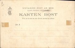 CPA Folklore Jeune fille de Trescalan Costume de deuil 