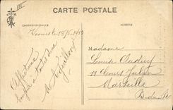 CPA Folklore Jeune paysanne des environs d'Auray 