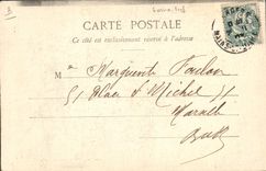 CPA Folklore Nantes Un coin de la bataille des confettis 