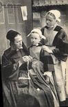 CPA Folklore Lecons maternelles Famille de Pontivy 