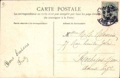 CPA Folklore Au Pays du Sel Partant pour la fete du village 