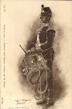 CPA Militaria Salon de 1905 Highland Light Infantry Tambour par M Orange 