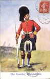 CPA Militaria The Gordon Highlanders 